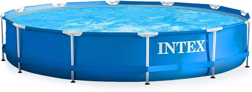 Piscina redonda con marco - con,