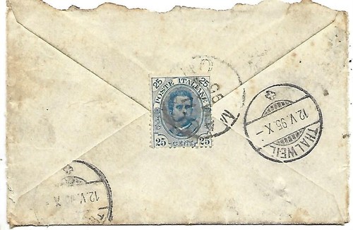 1895 25c isolato biglietto - 1895,