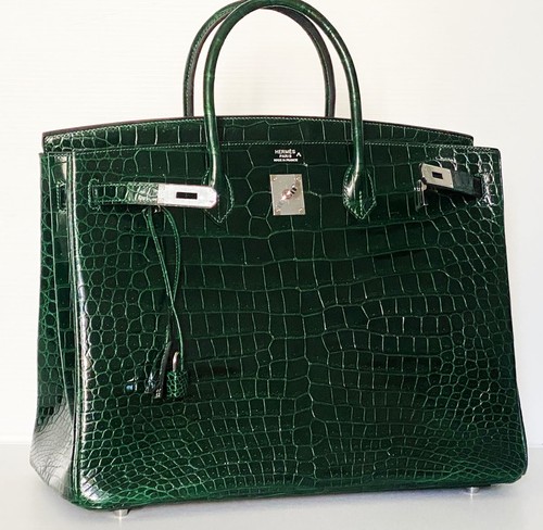 Hermès birkin verde vert - hermès,