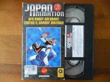 Videocassetta VHS Japan Animation Ufo Robot Goldrake Contro Il Grande Mazinga De
