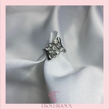 Anello donna in acciaio con