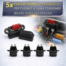 5x PORTAFUSIBILE DA PANNELLO
