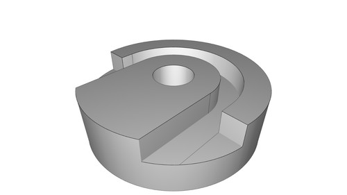 Supporto base porta - supporto, per