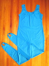 Plus Size Shiny Aqua Blue Tank