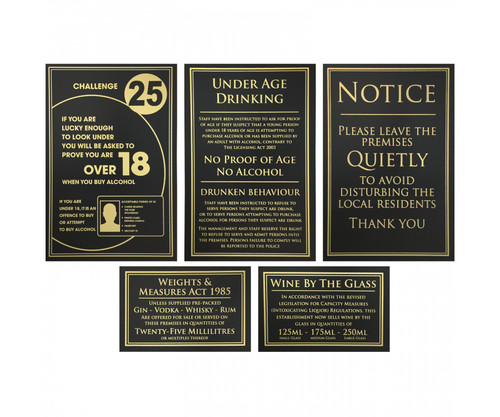 Essential bar licensing sign - essential,