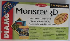 Diamond Monster 3D PCI acceleratore grafico (3dfx Voodoo, 4 MB, retrò, IMBALLO ORIGINALE, 1998)