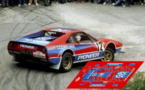 Decals ferrari 308 gtb tour - gtb,