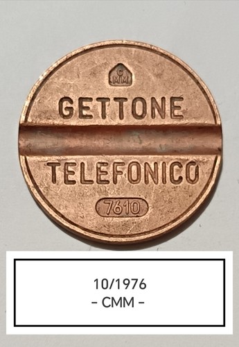 Gettone telefonico 7610 - gettone, cmm