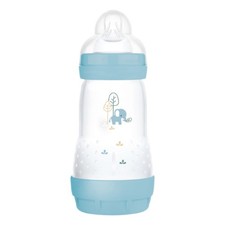 Biberon Mam 260 ml Azzurro 2 Mesi+ Easy Start Flusso 2 Elefante Istruzioni Lingu