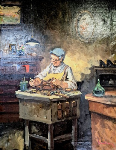 Dipinto olio tela - dipinto, su