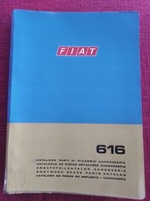FIAT 616 Catalogo Ricambi CARROZZERIA Bodywork ORIGINALE  1970  1° Edizione