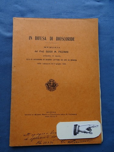 DIOSCORIDE-MEDICINA-TOSSICOLOG