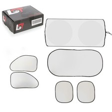 Sonnenschutz UV-Schutz 6Tlg Scheibenabdeckung Blickdicht Davanti Dietro Per MINI