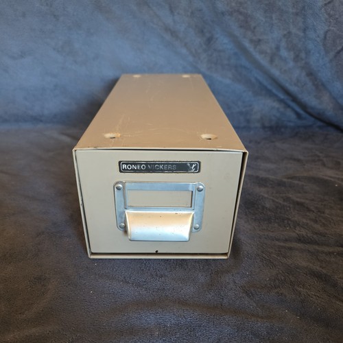 Cassettiera vintage roneo - cassettiera,