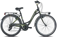 CITY BIKE TORPADO FREEDOM 26 DONNA 7V NERO LIME