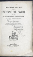 Militaria - Bertacchi - Compendio d'ippologia ovvero Istruzione sul cavallo 1860