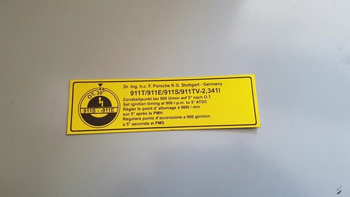 Porsche 911s 911e - 2.4, adhesive