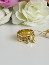 Anello Molecole Fedina Oro Con Catena Misura 16