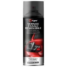 VERNICE NERA FUME' REMOVIBILE SPRAY OSCURANTE FANALI  AUTO MOTO FARI LUCIDA NERO