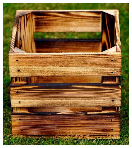 Cassetta legno fiammato - in, 30