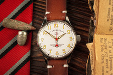 Orologio Pobeda Sovietico URSS Shturmanskie Vintage Gagarin Meccanico Militare Storma