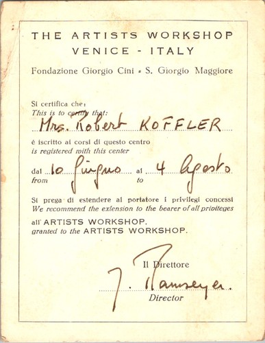 Fondazione cini artisti - fondazione,