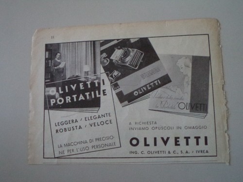 Advertising pubblicità 1934 - advertising,