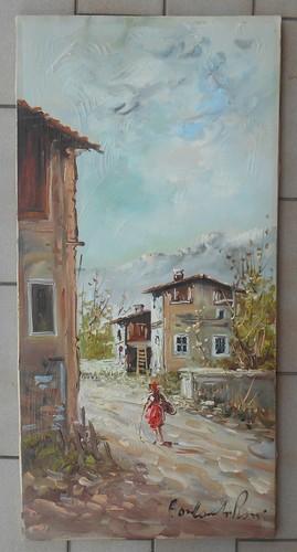 Quadro dipinto olio firmato - dipinto,