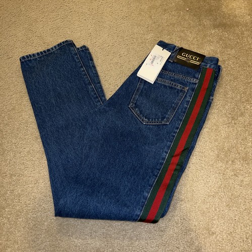 Jeans gucci classic web stripe - classic,