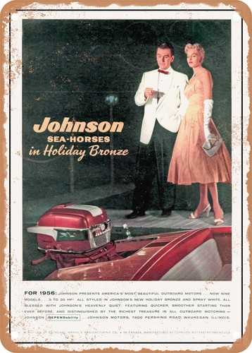 Insegna metallo 1956 - insegna,