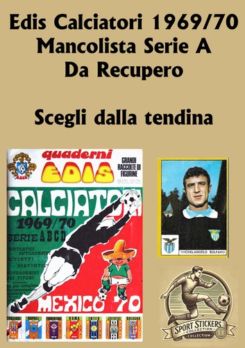 Edis calciatori 1969 serie - calciatori, 1969/70