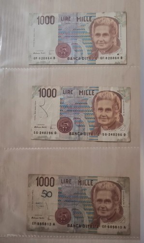 Banconote mille lire - banconote,