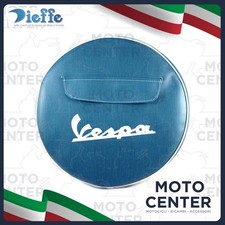 COPRIRUOTA DI SCORTA JEANS 3,00 X 10" PIAGGIO VESPA 50 125 (BORDINO BIANCO E TAS