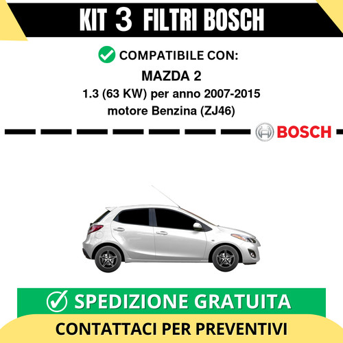 Kit bosch filtri tagliando - kit,