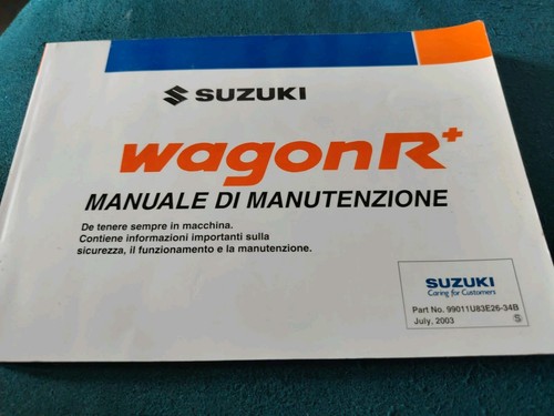 Suzuki wagon manuale - suzuki, r+