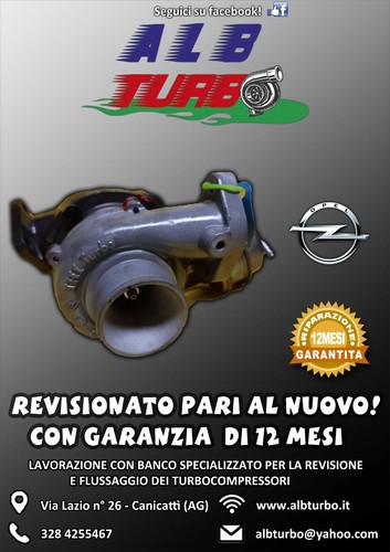 Turbina turbo opel - turbo, opel-