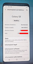 SCHEDA MADRE ORIGINALE SAMSUNG GALAXY S8 SM-G950U1 4 Gb Ram 64GB Sbloccata