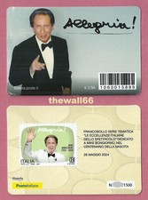 ITALIA 2024 Mike Bongiorno TESSERA FILATELICA