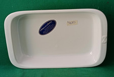 PIROFILA TEGLIA RETTANGOLARE DA FORNO PORCELLANE DI BARILLA ANNI '80 NUOVA. CR94