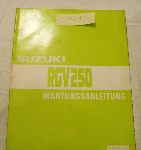 Suzuki rgv250 manuale officina - suzuki,