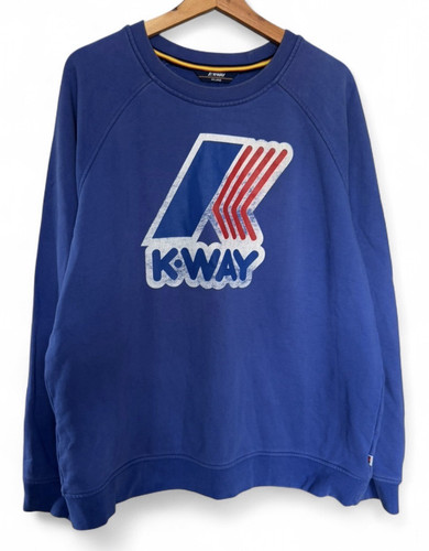 Way felpa maglione 2xl blu - felpa,