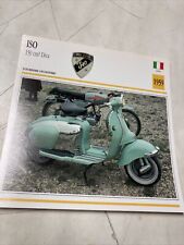 ISO Scooter 150 Diva 1959 Carta Moto Da Collezione Atlas Italia