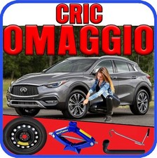 Ruotino Di Scorta 5Fori Misura Da 17 Infiniti Q30 Con Kit Cric Crick + Chiave ps