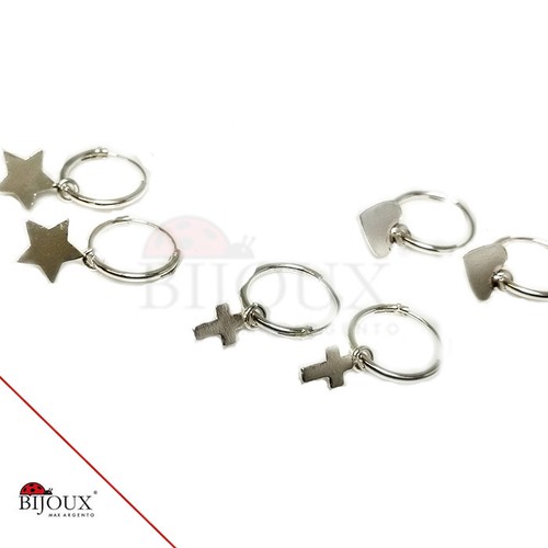 Orecchini cerchio argento 925 - orecchini,