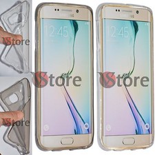 Cover Custodia Per Samsung Galaxy S6 Edge 0,3 mm Gel Silicone  TPU 