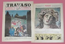 Il Travaso N. 11 1948 Satira Politica Garibaldi Togliatti Cavour Mazzini