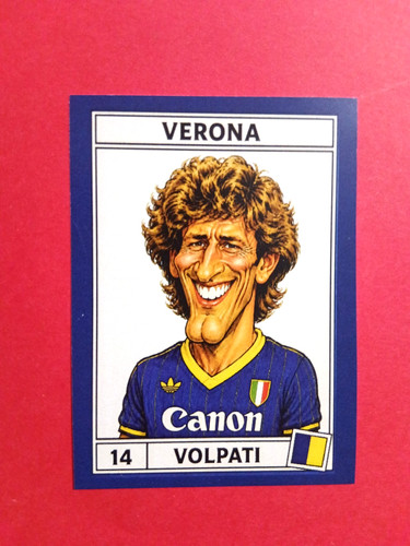 Figurina caricatura calciatori - figurina,