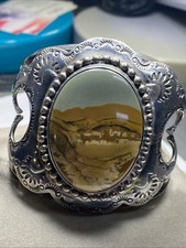 JMR Agate Sterling Silver Cuff