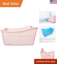 Vasca da bagno rosa pieghevole