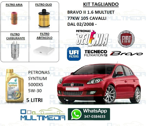 Kit tagliando filtri olio - tagliando,